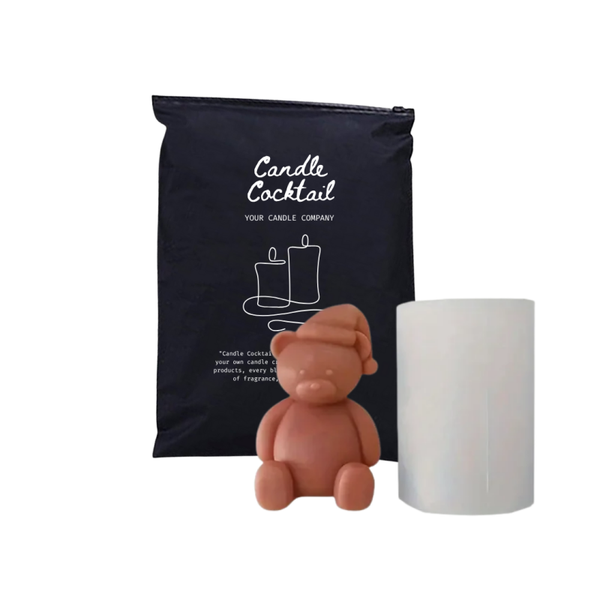 Kerzenform | Weihnachts-Teddy | Candle Cocktail® | #78