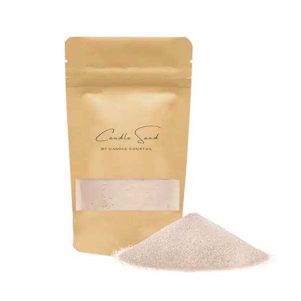 Kerzensand | Sandy Beige | 1 KG mit 15 Dochte | Candle Cocktail®