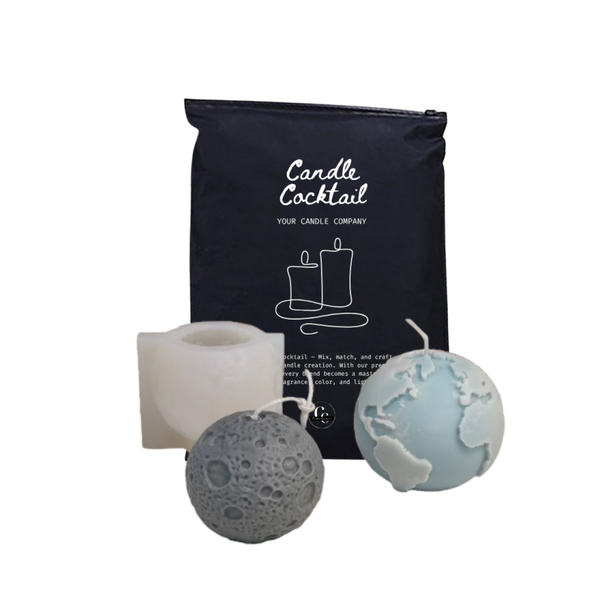 Kerzenform | Mond & Globus Set | Candle Cocktail®