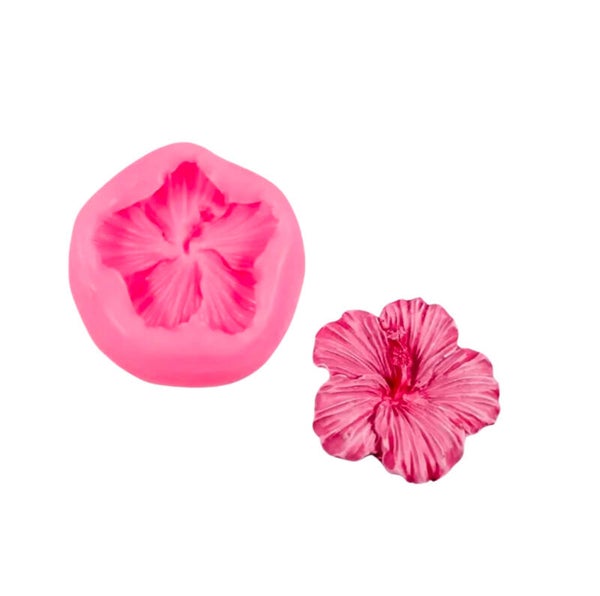 Silikonform | Hibiskus | 7,5 x 7,5 cm | #81