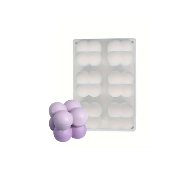 Kerzenform | 6 x Mini-Bubble-Kerze