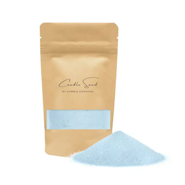 Kerzensand | Aqua Blue | Mit Dochte