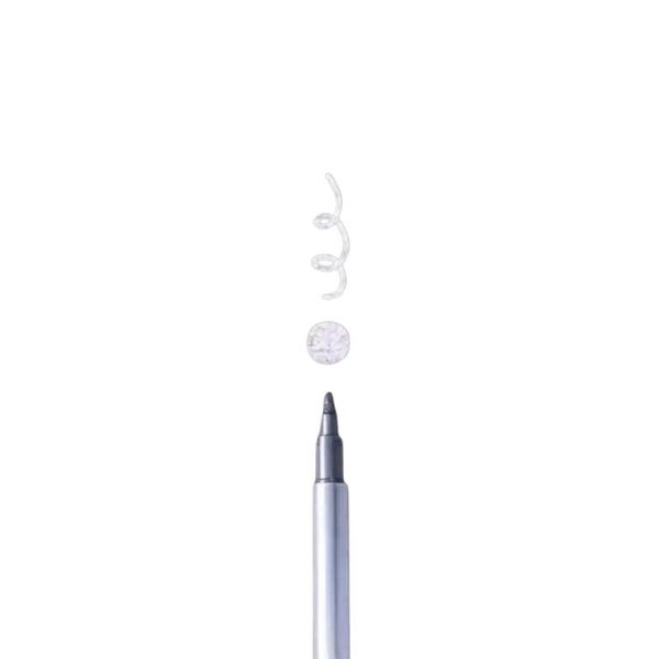 Acryl-Kerzenstift | Metallic | Bright Silver | #2