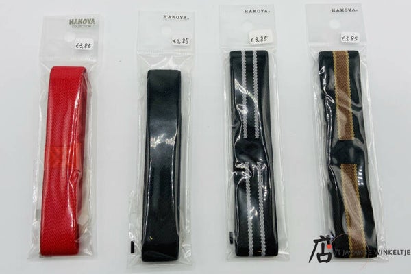 Bentobox banden (breed) in diverse kleuren, lengte  26 & 41 cm