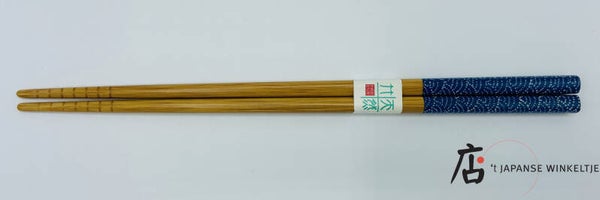 Eetstokjes "Seigaiha" blauw (H-Chi-7868 B)
