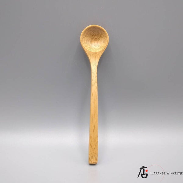 Koffielepeltje van hout 13 cm lang (H-Chi-8447)