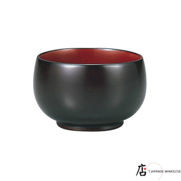 Houten gelakte kleine kom Ø 5,5 cm (H-Sozo-1802)