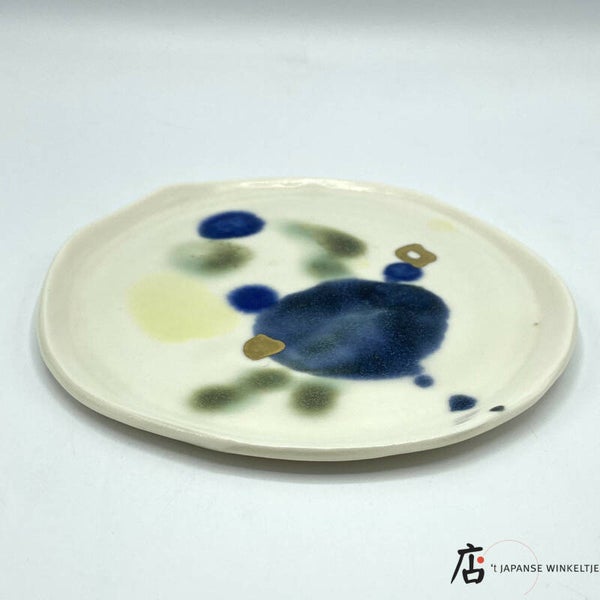 Chuzara (中皿) schaal/bord Ø 14,5 cm "Forest Night" C (K-Haru-36A)