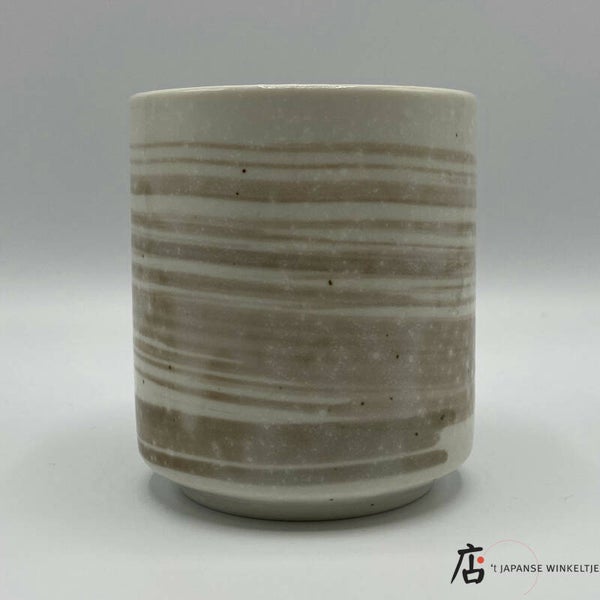 Yunomi (湯呑) theekop Ø 6,7 cm, 7,8 cm hoog (K-Kigu-48)