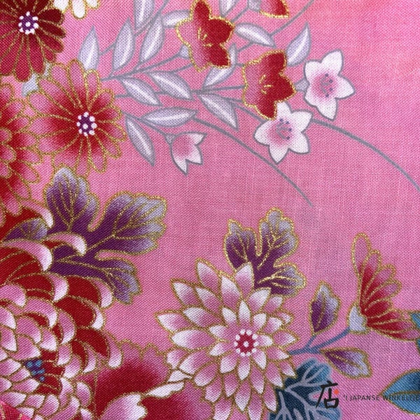 Jinbei roze, kimono pakje,  maat 80-86 (T-JC954)