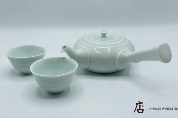 Thee set celadon licht (K-Sai-11439)