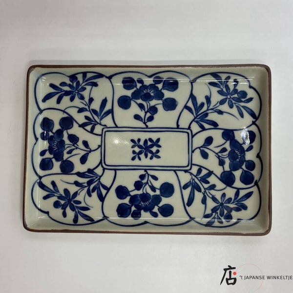Chuzara (中皿) schaal/bord 17cm x 12cm  (K-Sai-31834D)