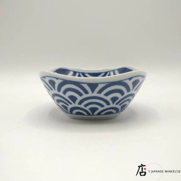 Indigo Kobachi (小鉢) kom Ø 9 cm 4 cm hoog  (K-Sai-H3 Golf)