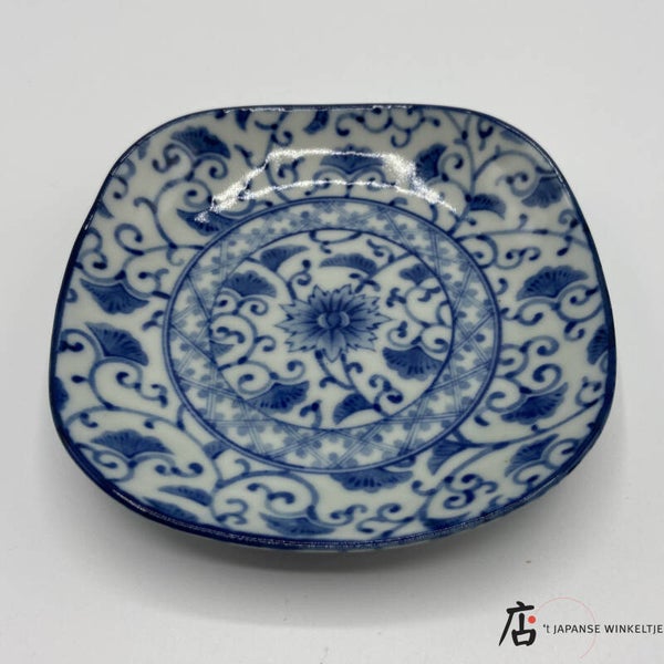 Kozara (小皿) schaaltje vierkant 11,5 x 11,5 cm (K-Touga-18)