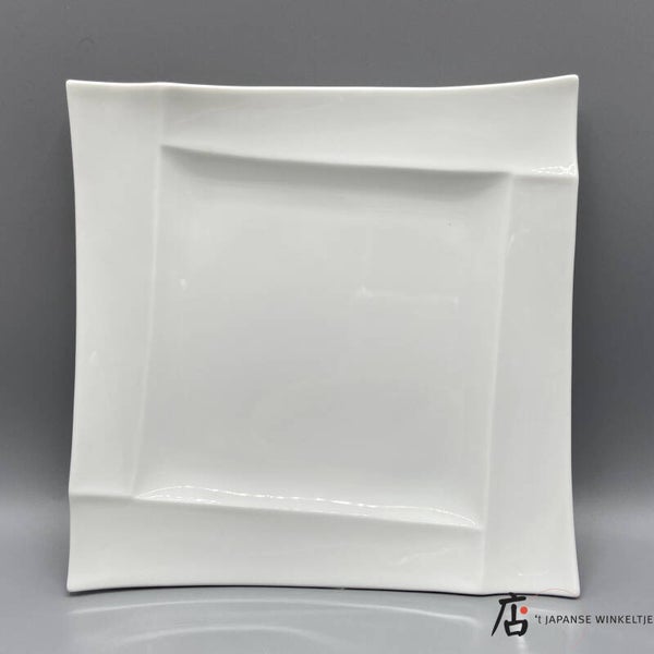 Chuzara (中皿) bordje/schotel Miyama vierkant 18 cm x 18 cm (K-Miya-4)