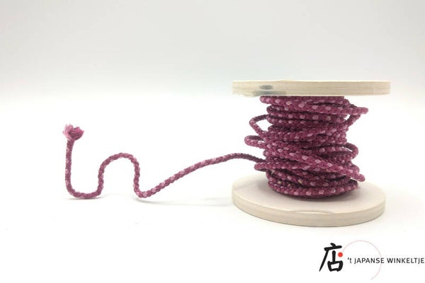 Kumihimo zijden koord # 45, dikte 1,5 mm