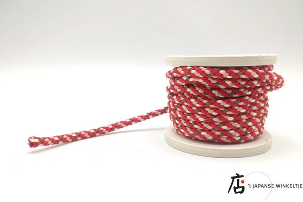 Kumihimo zijden koord # 51, dikte 4 mm
