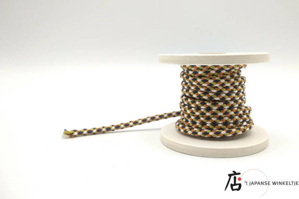 Kumihimo zijden koord # 57, dikte 3 mm