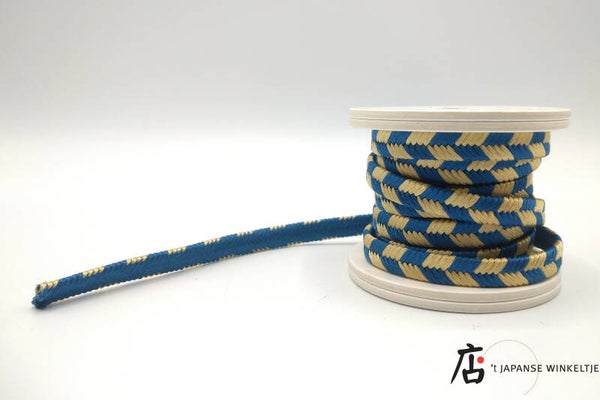 Kumihimo zijden koord # 63, dikte 6 mm