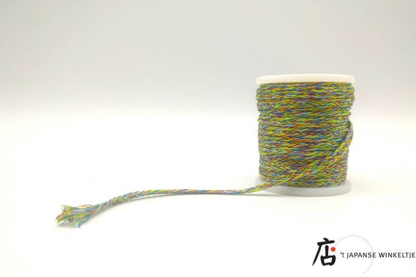 Kumihimo zijden koord # 71, dikte 3,5 mm