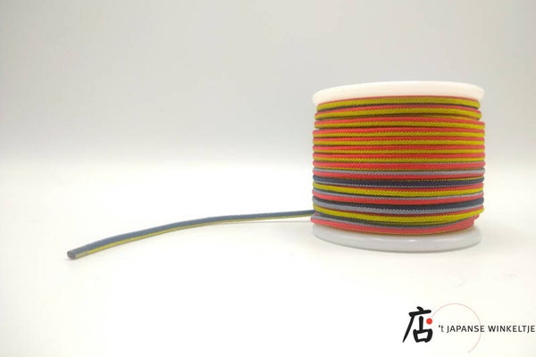 Kumihimo zijden koord # 78, dikte 3 mm