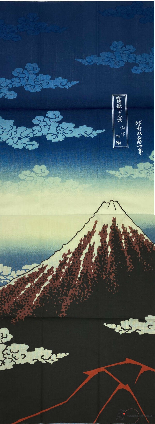 Tenugui handdoekje Hokusai "Sanka Hakuu"