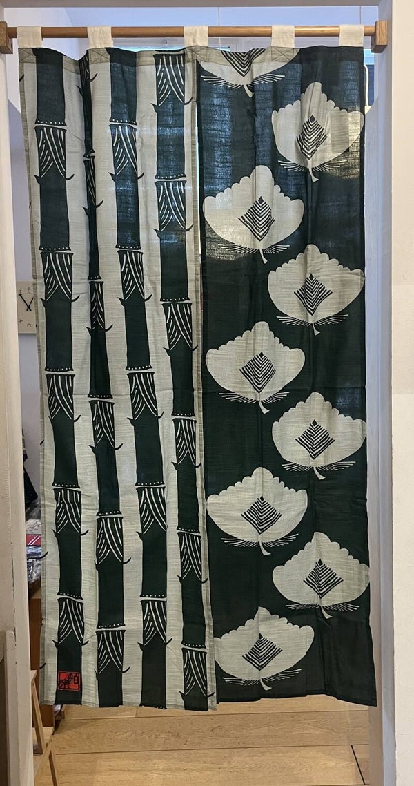 Noren "Shochiku groen" (T-Noren-12D)