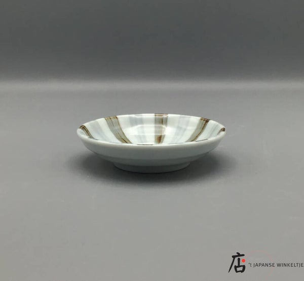 Kozara / schaaltje wit/bruin/grijs (K-Kigu22-99)