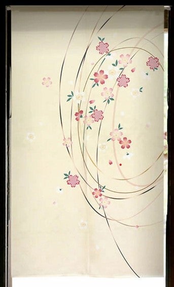 Kersenbloesem Noren/ Deurgordijn (T-Noren-1E)