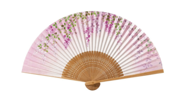 Waaier met roze klaver (D-Waaier-1D)