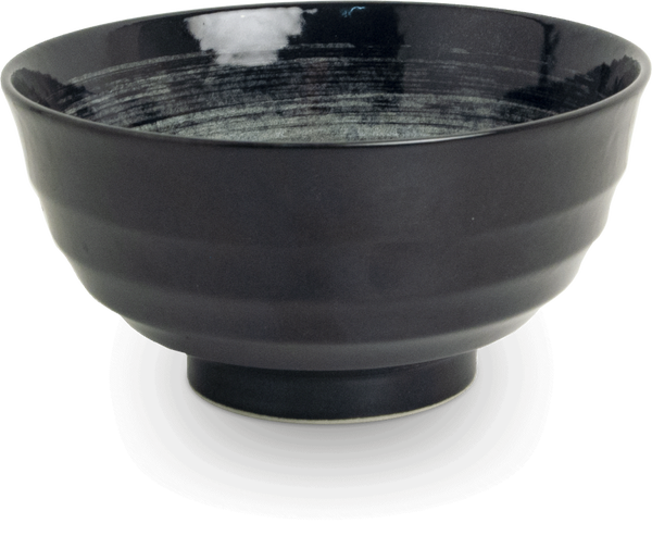 Donburi Zwart binnen spiraal (K-EM-40860)