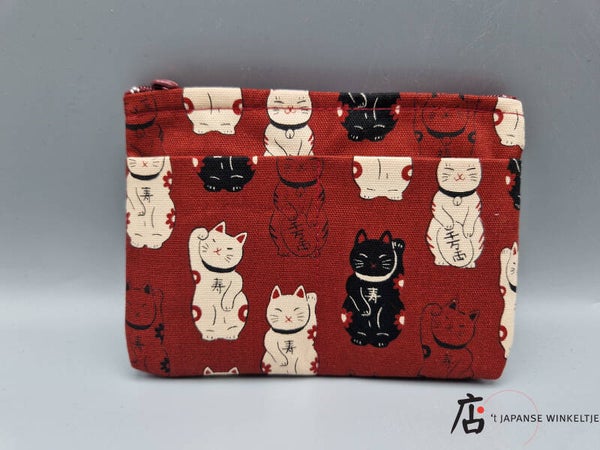 Pasjeshouder katten rood (T-tasjeka-1)