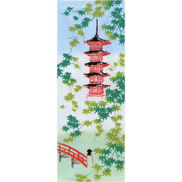 Tenugui "Aomomiji" (T-Tenu-3C)