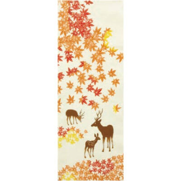 Tenugui handdoekje "Shika Ni Kouyou" 33x90 cm (T-Tenu-3A)