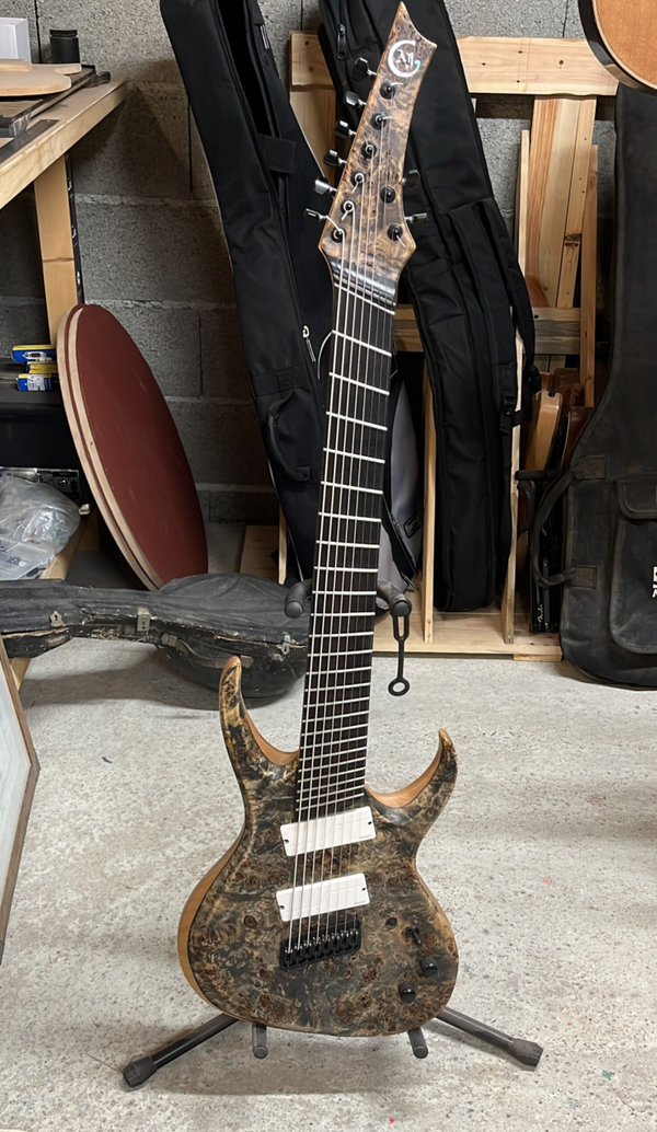 "BLASPHÈME 8 Cordes "  Multiscales " Custom shop