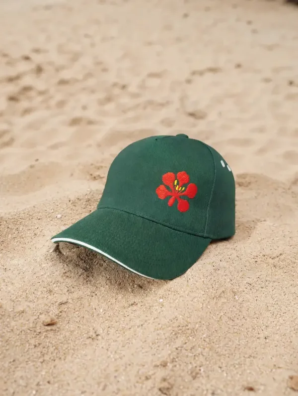Casquette vert Flamboyant L'éffet Métiss
