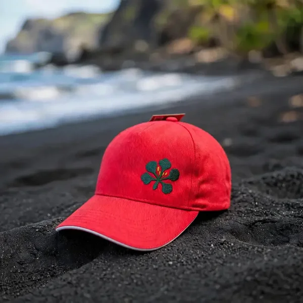 Casquette Fleur de Flamboyant de la Réunion L'éffet Métiss