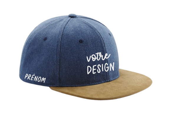 Casquette  Denim Visière Daim MB668