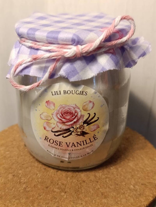 Bougie parfumée différents parfums