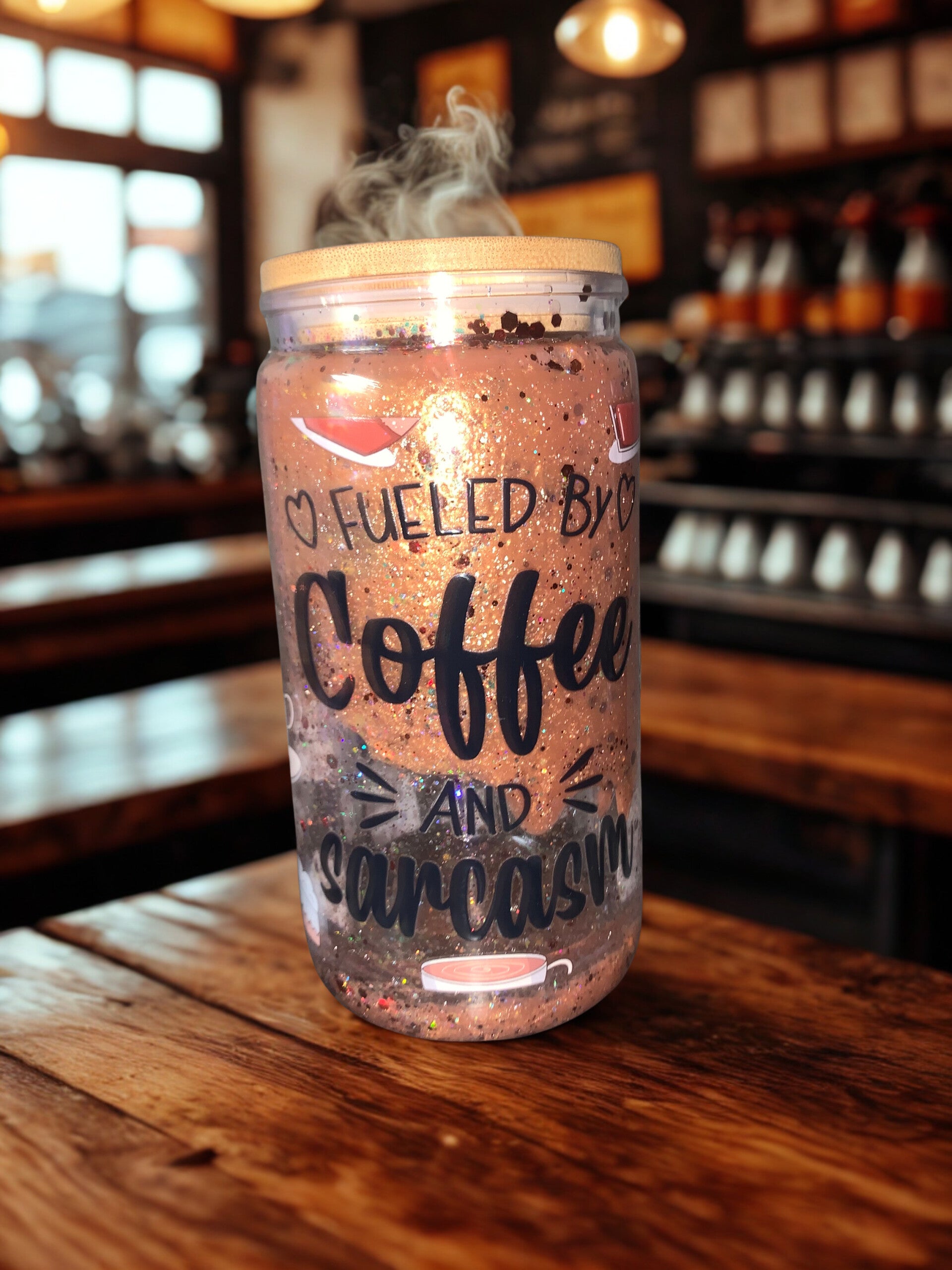 Fueled by coffee and sarcasm