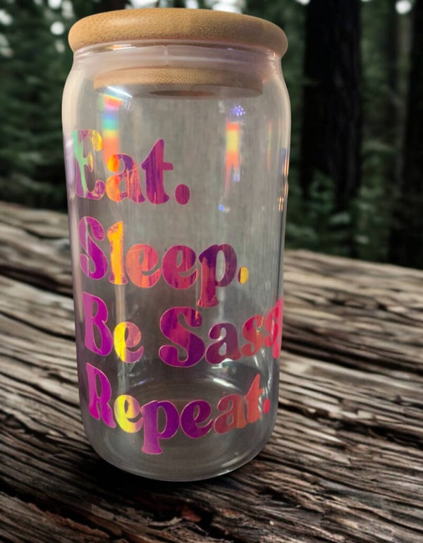 Glass libby cup 16oz