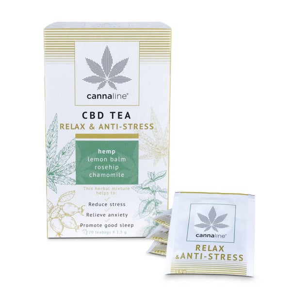 Chá CBD Relax e Anti-Stress - Cannaline