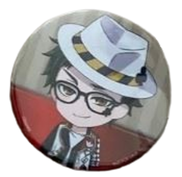 Twisted Wonderland Trey Clover Metal Badge