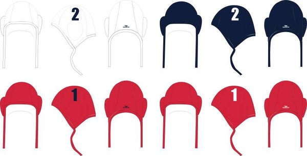 Waterpolocaps - set van 2 (Swimlife)