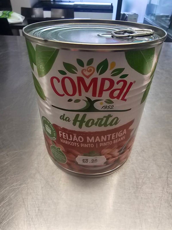 Feijao manteiga marca compal