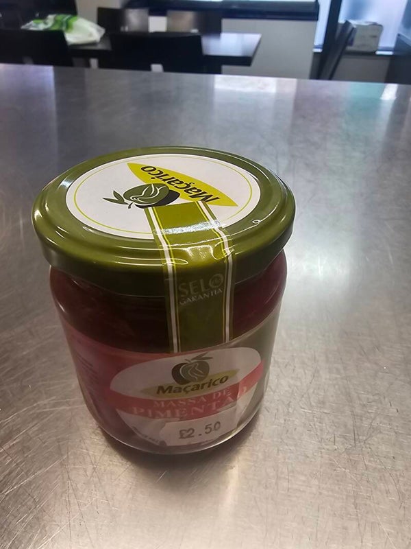 Maçarico massa pimentao