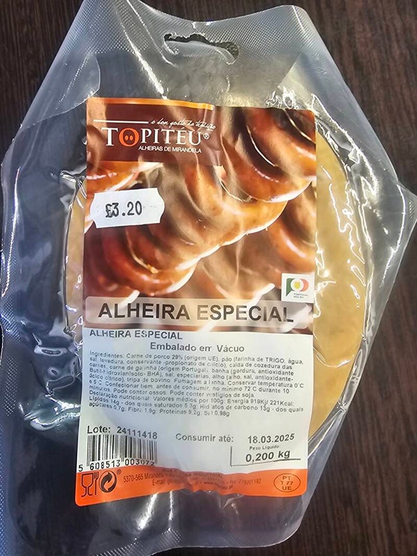 Alheira especial