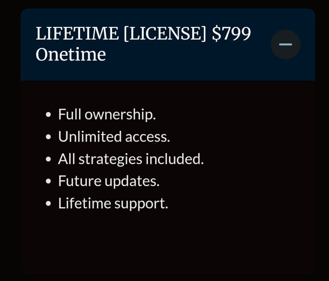 LIFETIME LICENSE
