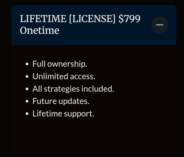 LIFETIME LICENSE
