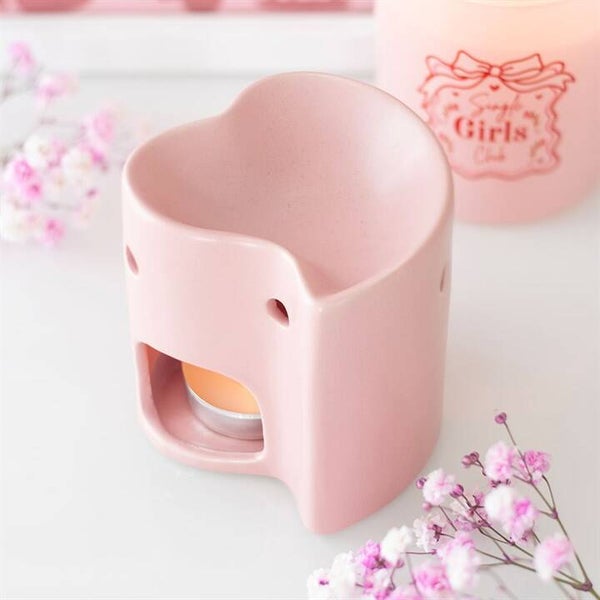Quemador con Forma de Corazón Rosa